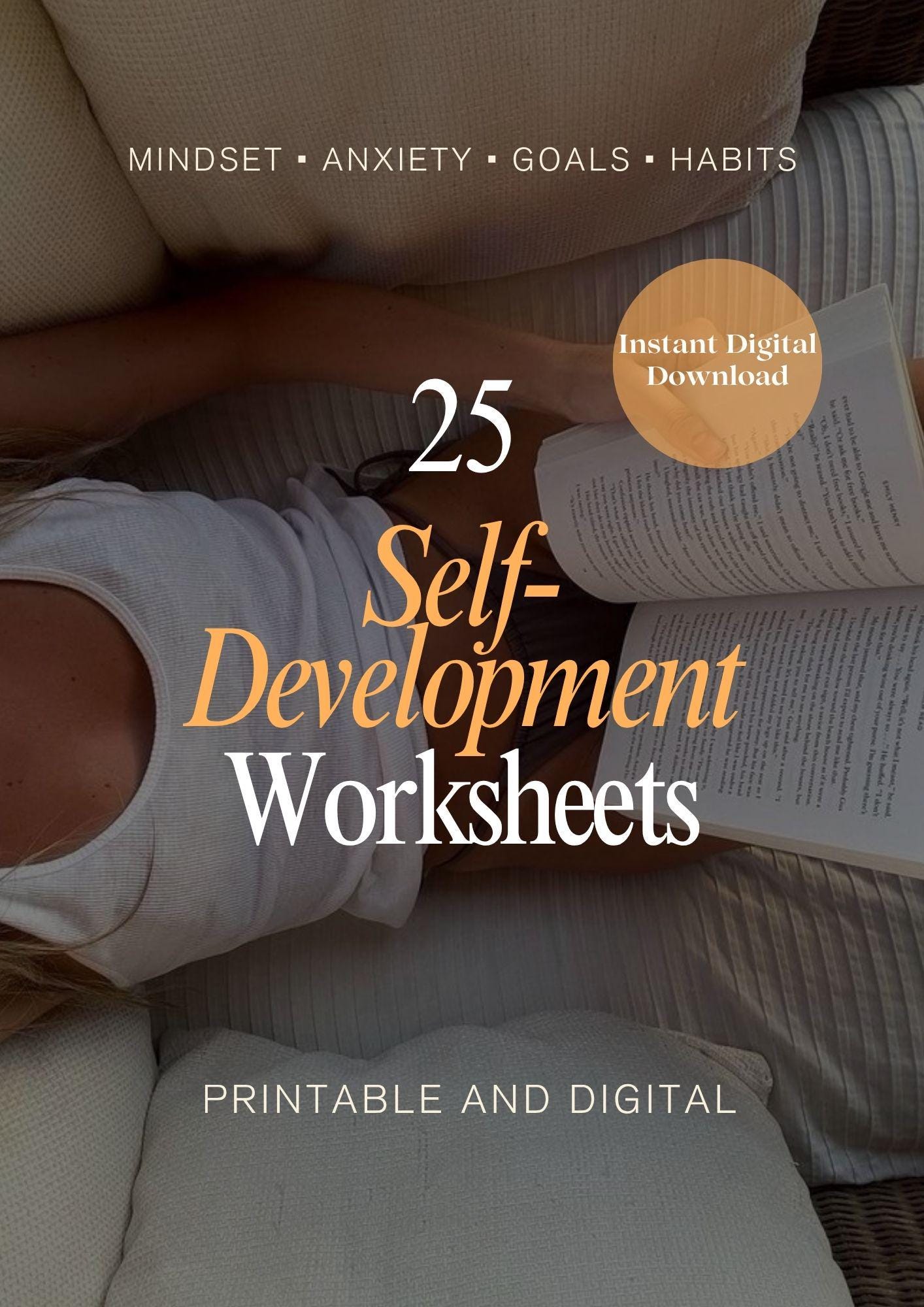 Self Development Worksheets, Printable Journal Prompts, Anxiety ...