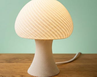 Valentin Mushroom Lamp – 3D-geprinte moderne bureaulamp uit het midden van de eeuw, retro woondecoratie