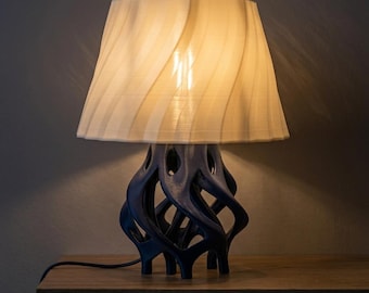 Organic Tree Root Lamp – 3D Printed Nature-Inspired Desk Light, Rustic Bedside Lamp