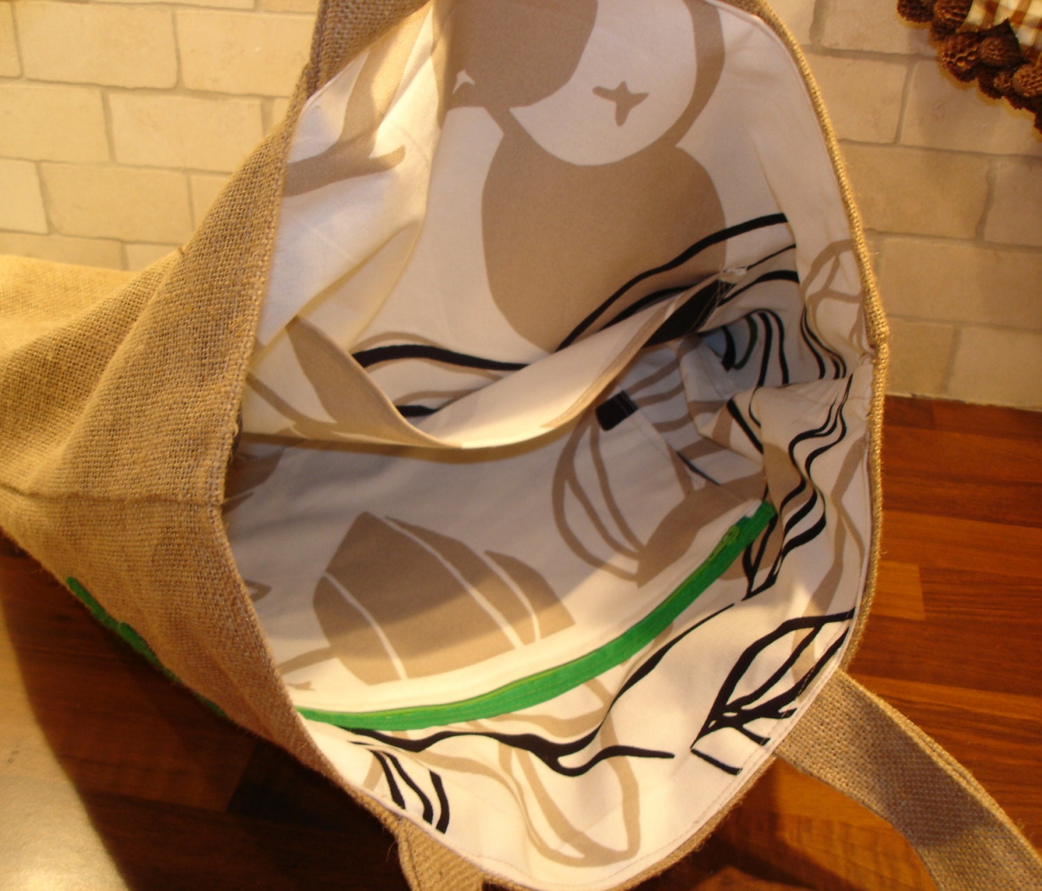 ◆JILLSTUART◆[SUMMER JUTE] Brown jute canvas book tote bag ◇JILLSTUART◇[SUMMER JUTE] Brown jute canvas book tote bag