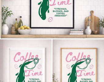 Coffee Lover Print | Coffee Wall Art Home Decor