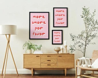 Wall Print | More Amore Por Favor | Home Decor