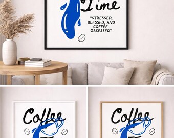 Coffee Lover Print | Coffee Wall Art Home Decor
