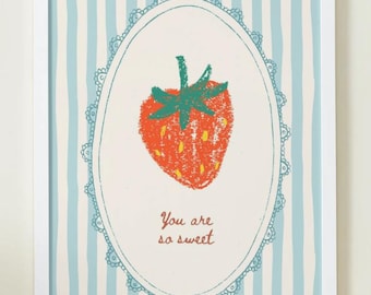 You're So Sweet Wanddruck | Wohndekor