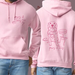 Custom Pet Portrait Hoodie / Crewneck – “Paws & Tinis” Design By GabbsCreates By GabbsCreates Shop owned by Gabby 4 months on Etsy