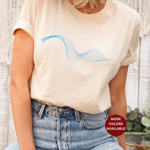 Blue wave democrat shirt blue wave t-shirt blue wave 2024 shirt blue wave shirt subtle election shirt blue soundwaves shirt democrat shirt