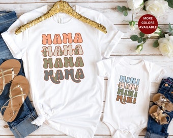 Mama me mothers day shirts, mom and baby cactus shirt and bodysuit, mama mini mothers day gift, mama mini succulent shirts, cacti love