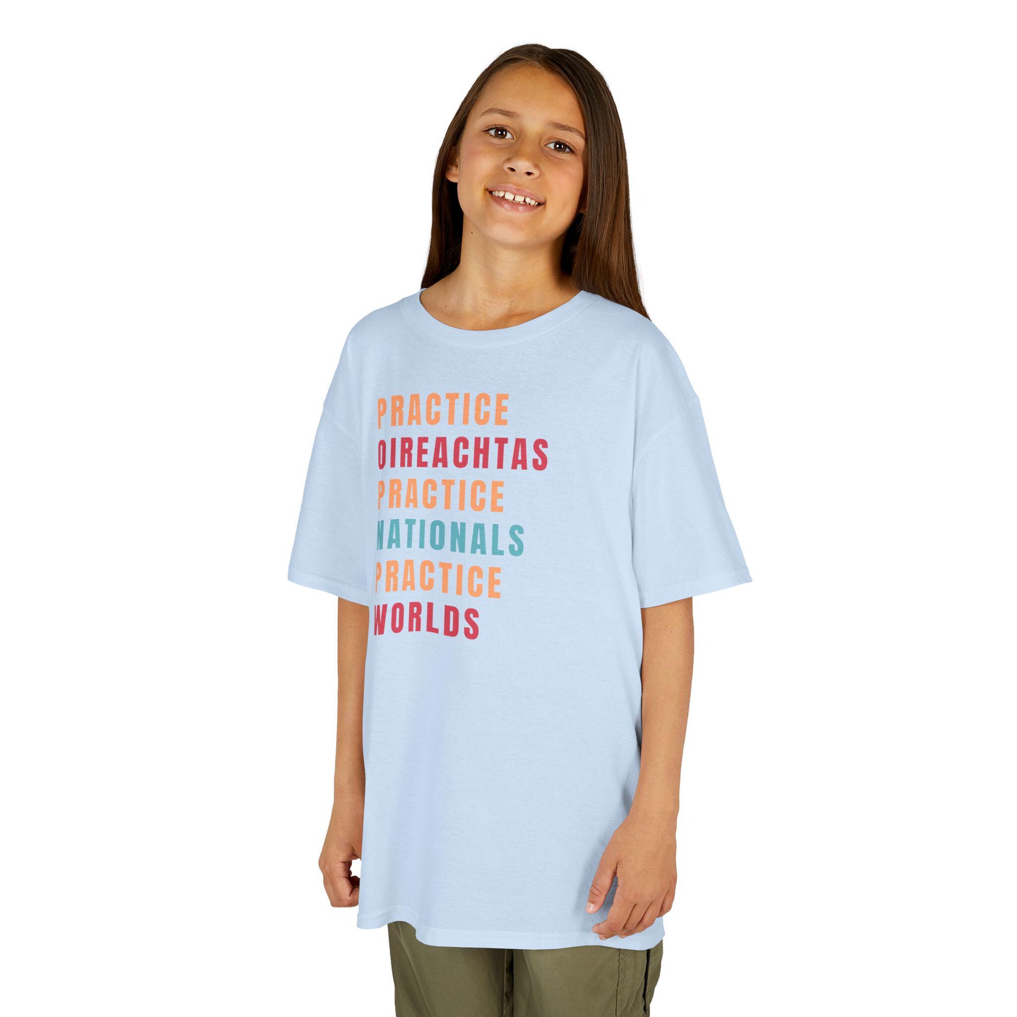Kids Heavy Cotton Tee Youth Irish Dancer Shirt Practice Oireachtas Nationals Worlds Irish Step Dancer Shirt Gift Irish Dancing Tshirt