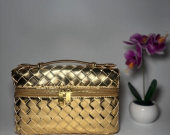 Women's braided shoulder bag, trendy bag