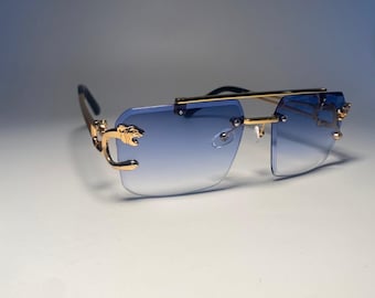 Blue Horizon - trendy blue-tinted sunglasses