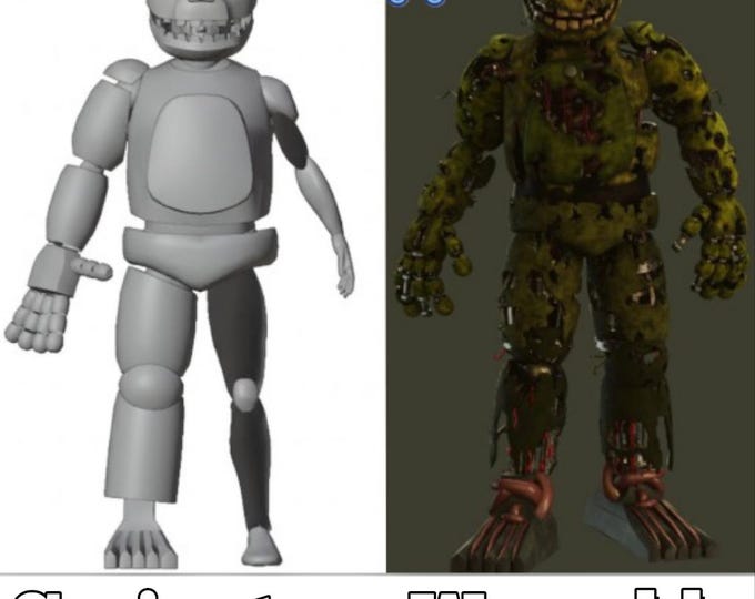 Springtrap Variants Springtrap Cosplay Helmet Five Nights at Freddys 3 Variant - Etsy