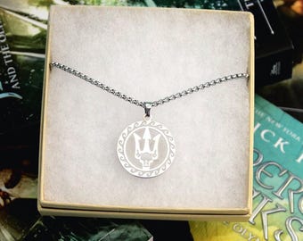 Percy Jackson Child of Poseidon Pendant Necklace
