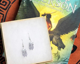 Annabeth Chase's Earrings as described in Percy Jackson: The Titan's Curse. Athena Owl Earrings
