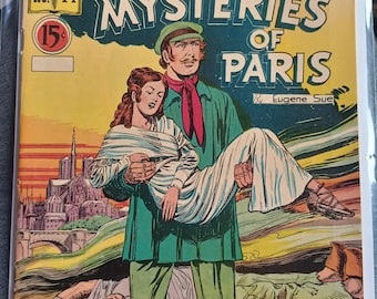 Classics Illustrated #44: The Mysteries of Paris - HRN 78 mint