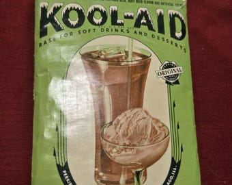 Paquete de Kool-Aid vintage raro de los años 30-40 – Imitación de sabor a cerveza de raíz