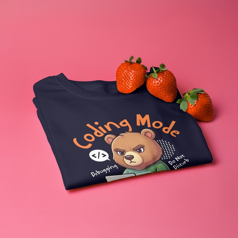 Coding Bear PNG, Funny Programmer Art, Do Not Disturb, Digital Download ...