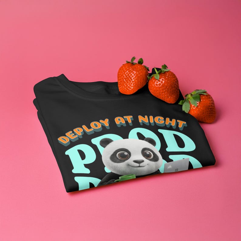 Panda Programmer PNG - Deploy at Night Pray It Works Digital Download ...