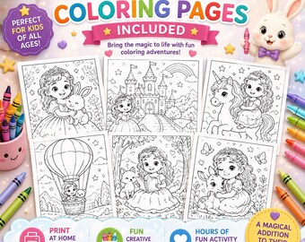 Personalized Kids Storybook Bundle, Photo Inspired Characters, Printable PDF (Digital Download)