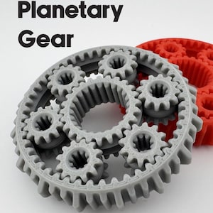 Planetary Gear Fidget Spielzeug - Mechanisches Spielzeug für den Schreibtisch, STEM Technik PLA Spinner