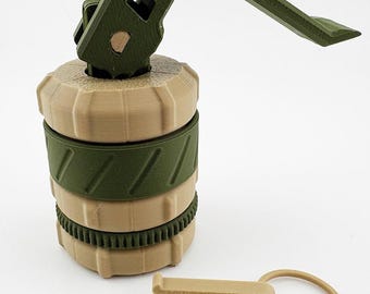 Grenade Fidget Toy: Stress Relief Desk Accessory
