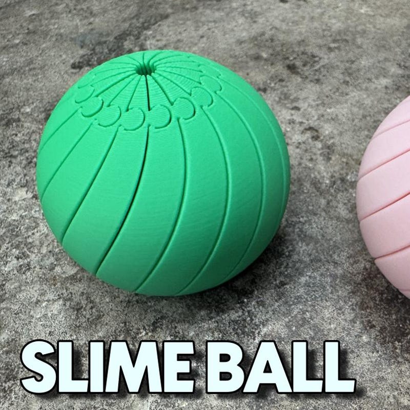 3d Printed Slime Ball File - Etsy