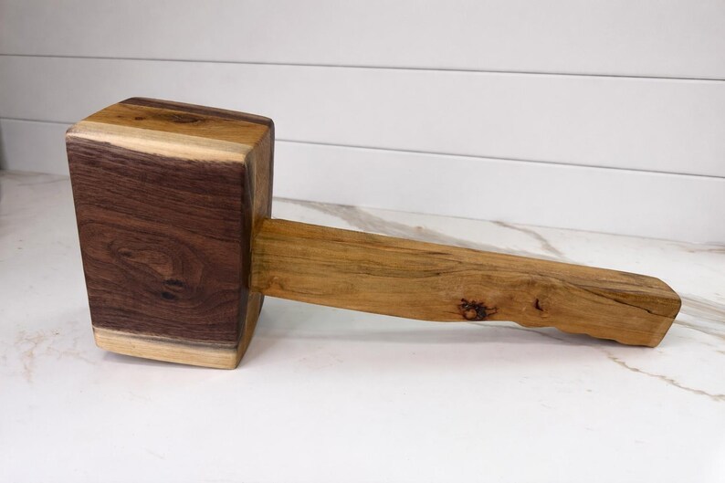 Rectangular Mallet Thor Hammer Wooden Mallet | Walnut, Oak, Maple | Custom Engraved ...