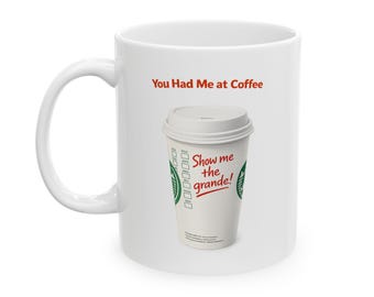Coffee Lover Mug | Jerry Maguire Inspired | Funny Coffee Quote | Ceramic Coffee Mug | Gift for Coffee Lovers | Morning Coffee Cup