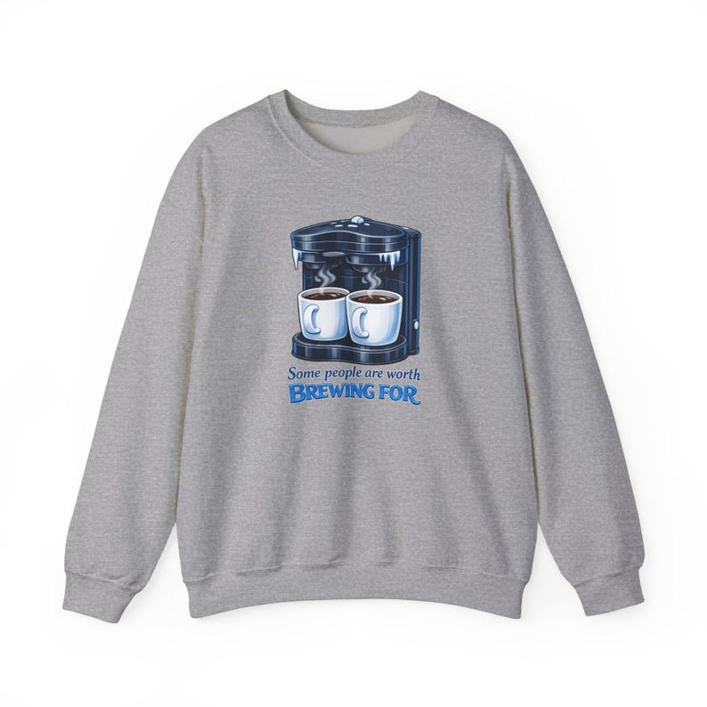 Sweat-shirt amateur de café | Inspiré d'Olaf congelé | Citation drôle de café | Sweat-shirt graphique confortable | Cadeau pour les amateurs de café | Automne Hiver image 1