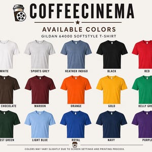 Coffee Lover Shirt | Patriotic Inspired Tee | Rocky IV Miracle Captain America | Graphic T-Shirt | Gift for Coffee Lovers image 7