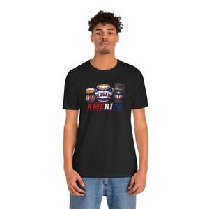 Maglietta Softstyle per amanti del caffè / Maglietta patriottica / Rocky IV Miracle Captain America Film / Maglietta grafica / Regalo per gli amanti del caffè immagine 5