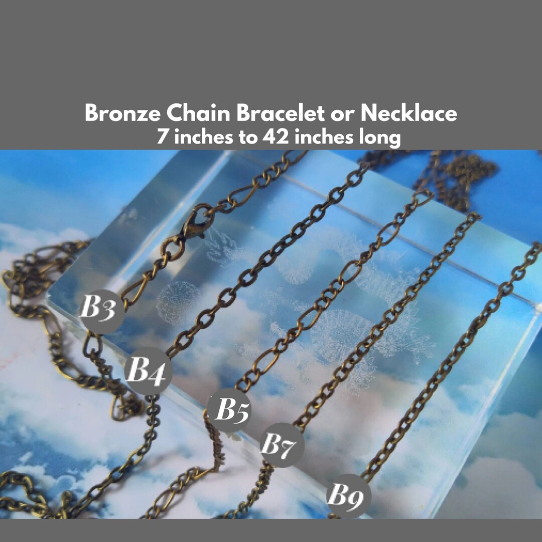 7'' to 38'' Long/ Antique Bronze Color Chain/ Extra Long Chain/ Chain