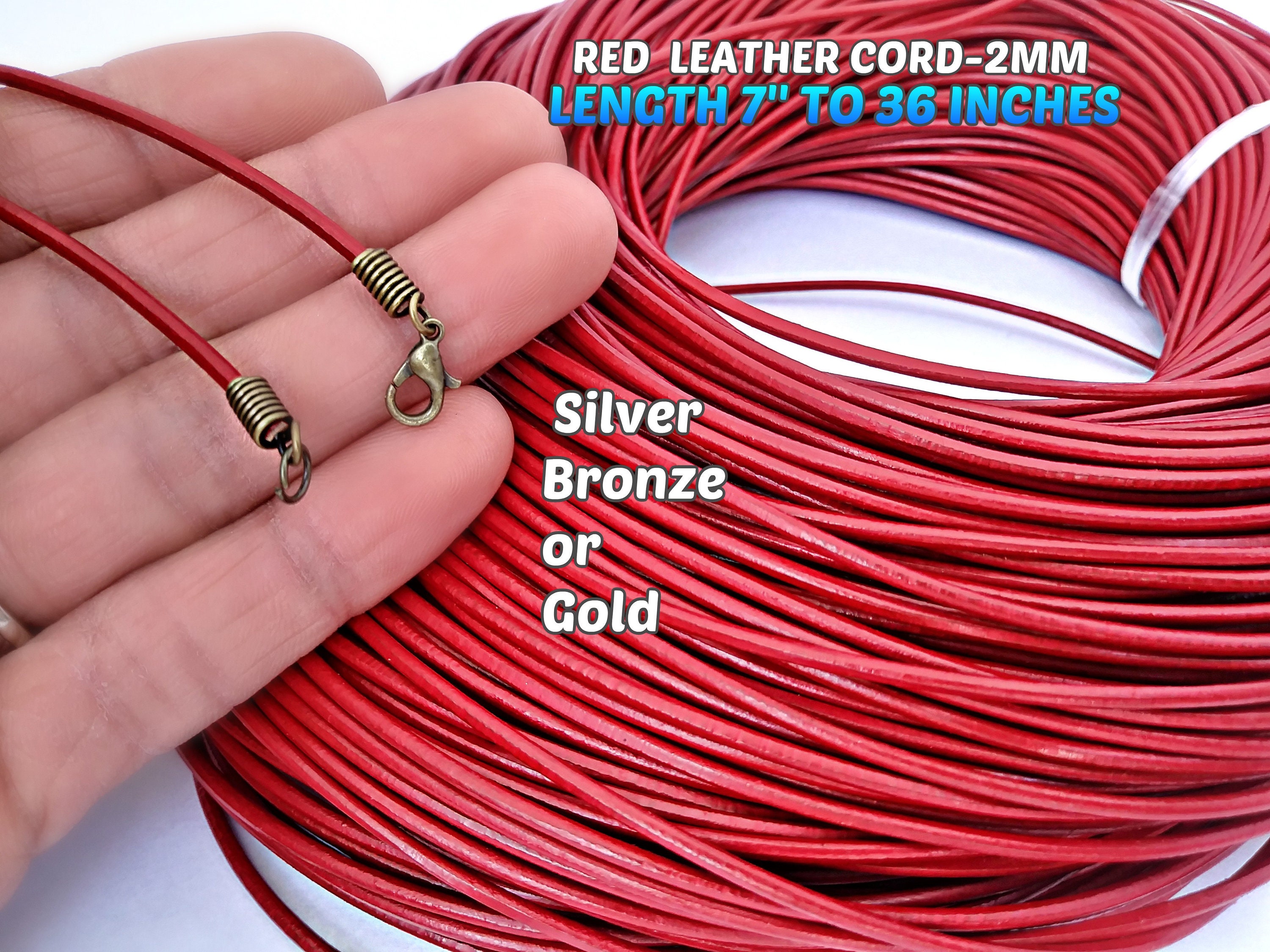 Leather Cord/ Necklace Cord 