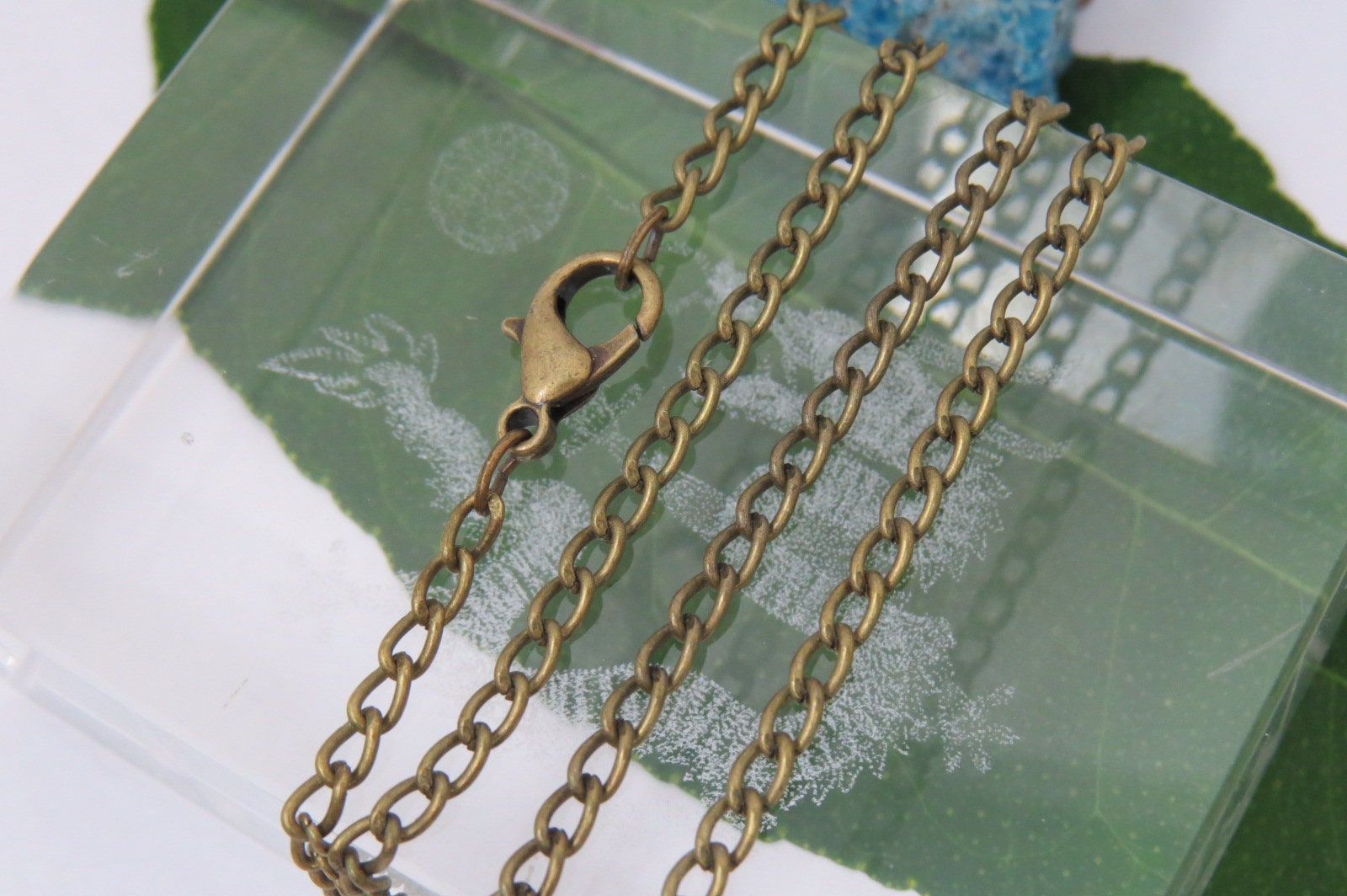 7'' to 38'' Long/ Antique Bronze Color Chain/ Etsy Australia