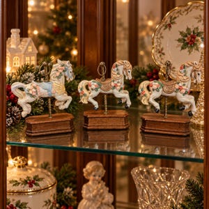 Carousel Horse Figurines - Etsy