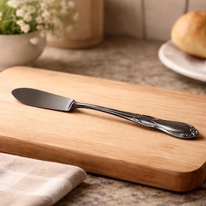 Vintage Simeon L & George H Rogers Oneida Stainless Steel Butter Knife Flatware