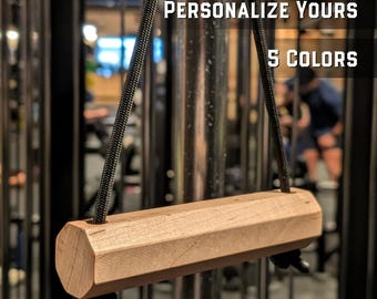 Big Pulls D-Griff Kabelaufsatz | Holz Griff Workout Zubehör