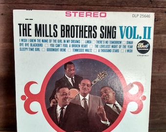 The Mills Brothers Sing Vol. 2 Vintage Vinyl Record Album DLP 25646 Dot Records Stereo Pop Vocal Jazz
