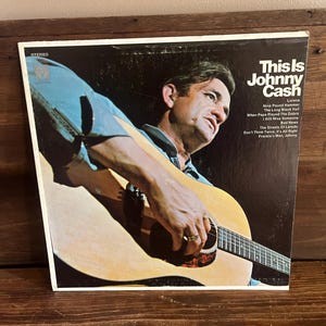 This is Johnny Cash (1969) Vinyl LP Record, Vintage Studio Album