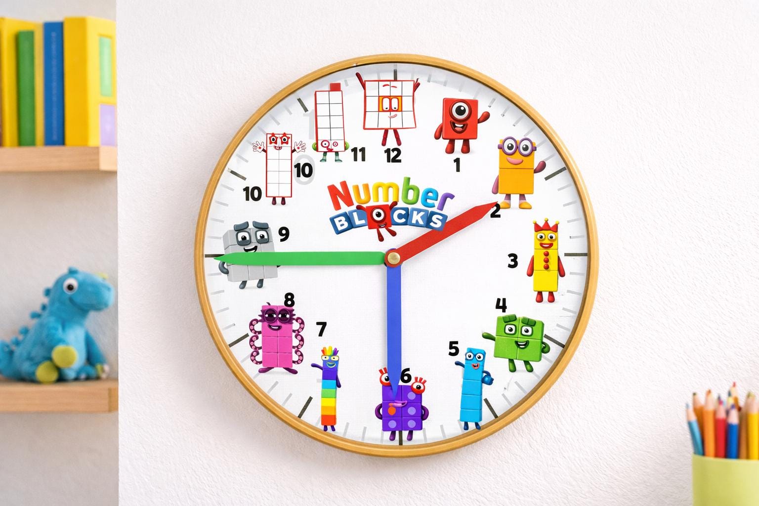 Numberblocks DIY Clock Craft | Kids Learning Activity (PDF Download ...