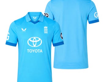England ODI Cricket Jersey 2026 – Sky Blue Fan Edition Shirt