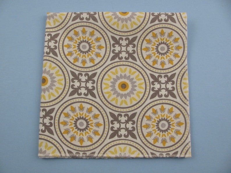 Handkerchief- geometric pattern soft cotton hanky mens ladies hankies eco friendly handmade reusable zero waste unisex pocket square