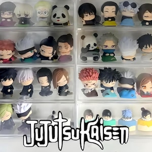 Jujutsu Kaisen Gashapon | Anime Mini Figures Style PVC Set | Gojo Satoru, Geto, Toji, Maki Zenin, Yuji, Sukuna, Megumi & MORE