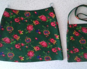 flannel flower skirt