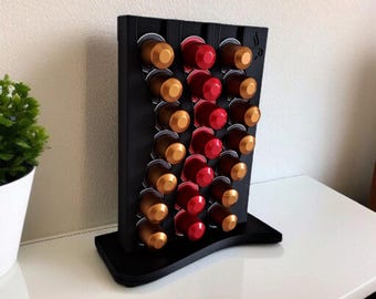Kapselhalter für Nespresso | Moderner Kaffeekapsel Ständer | Platzsparender Kaffee Organizer | Verschiedene Farben