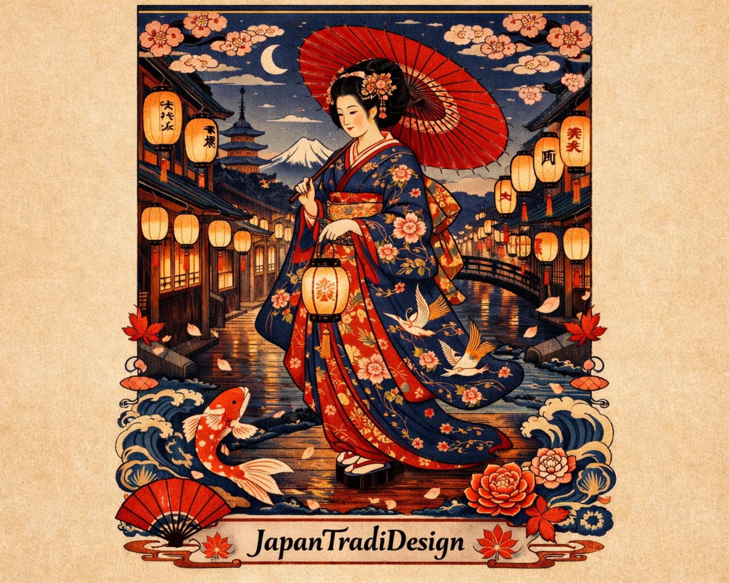 Japan Woman Poster - Etsy