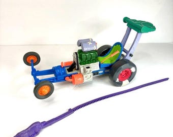 Vintage 1990 Sewer Dragster Teenage Mutant Ninja Turtles Playmates TMNT Vehicle