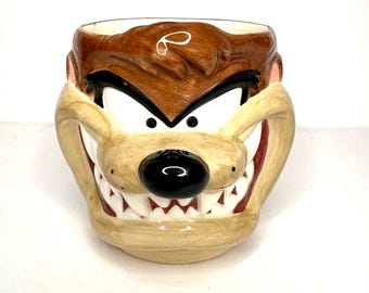Vintage 1995 TAZ Tasmanian Devil Coffee Mug