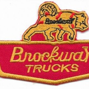 Trucking Brockway Motor Company 1912 do 1977 Cortland, Nowy Jork Naszywka promocyjna