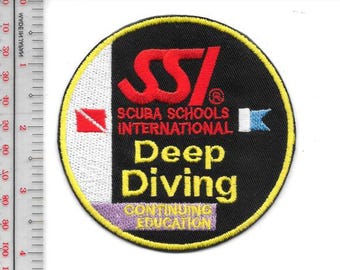 Immersioni subacquee Scuole subacquee internazionali SSI Toppa per immersioni profonde