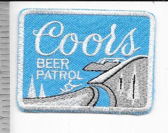 Toppa promozionale Snowmobile & Coors Beer Patrol 1970 Coors Brewery Golden Colorado